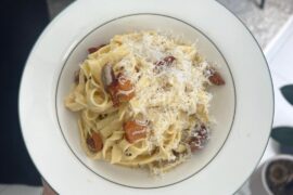 Spaghetti alla chitarra carbonara