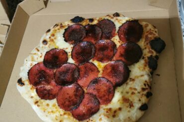 Homemade pizza for work