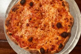 Tonight's Pizzas! Cheese and a Sausage