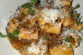 Rigatoni with Ragu