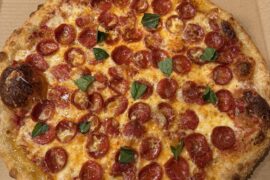 My guy doesn't miss...pepperoni, hot honey & basil $16