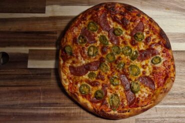 Friday Night Pepperoni/Jalapeño. Always hits the spot.