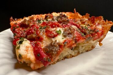 Homemade sausage and peppers Detroit style