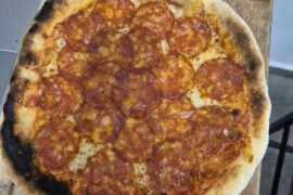 Chorizo pizza