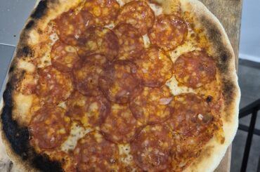Chorizo pizza