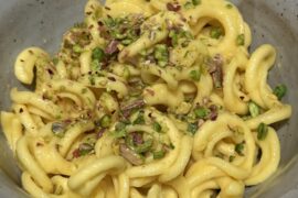 Saffron Butter and Pistachio