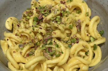 Saffron Butter and Pistachio