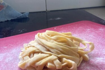 House-made fettuccine alfredo