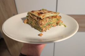 Homemade Fallow variation of spinach lasagna