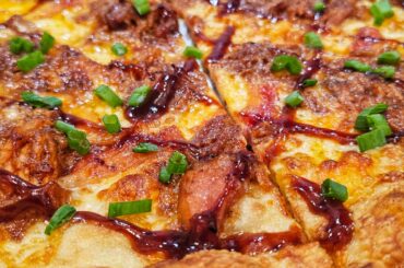 Bbq pulled pork and bacon