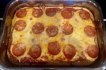 Made a Sicilian from Peter Reinhart’s “ Perfect Pan Pizza” cold ferment.