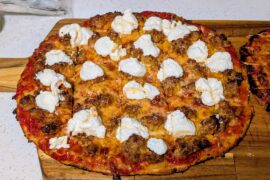 Four Tavern Style Pizzas