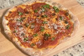 First ever pizza STEEL bake