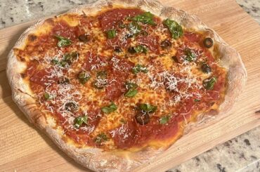 First ever pizza STEEL bake