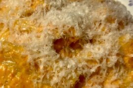 Paccheri with pesto calabrese