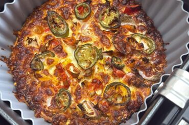 Tried making pizza in the air fryer… now I’m questioning my oven!!!!!!!!!