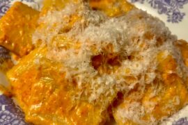 Paccheri with pesto calabrese