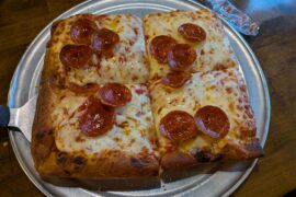 Local pizza place. It was fairly decent but nothing special