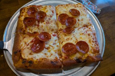 Local pizza place. It was fairly decent but nothing special