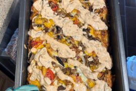 I made a sourdough animal style cheeseburger pizza