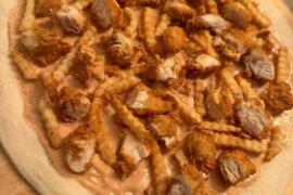 Raining Cane’s pizza