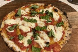 TJs dough, Roman thin crust, $100 pizza oven