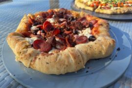 Home made indoor pizza oven