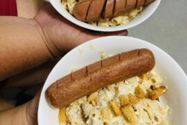 My son's version of Mac&Cheese