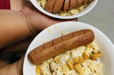 My son's version of Mac&Cheese