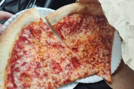 Huge slices from a food truck in the middle of nowhere, Tennessee. The owners are from New Jersey.