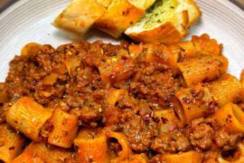 Honey Garlic Beef Pasta