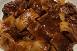 Braised Shredded Beef Pasta