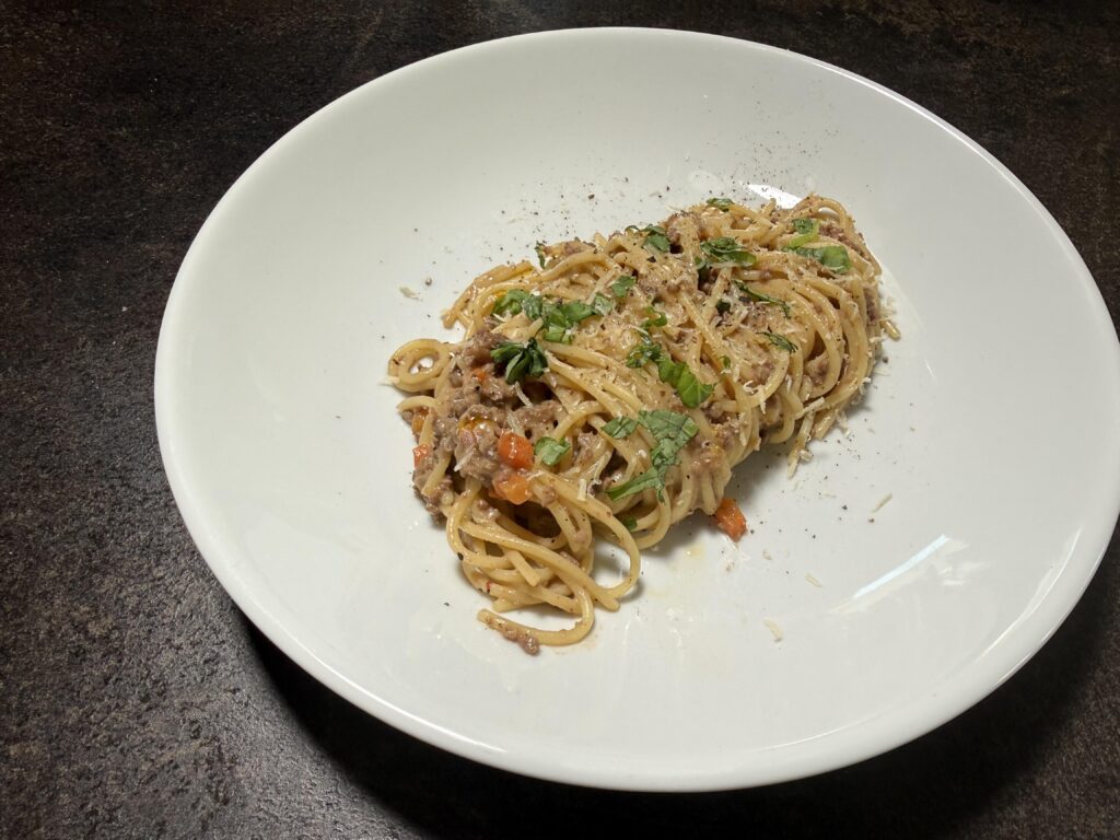 Made some killer Bolognese pasta