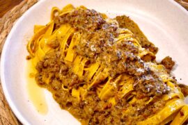 Tagliatelle with White Ragù.