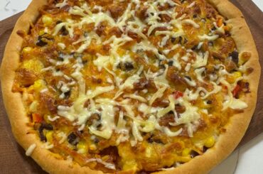 First time trying to bake a pizza!