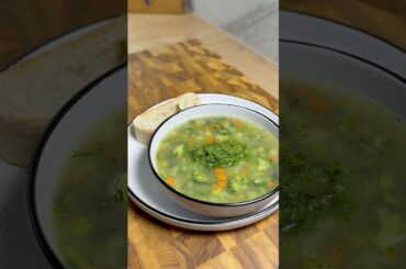 Minestrone #asmrfood #pesto #italianfood