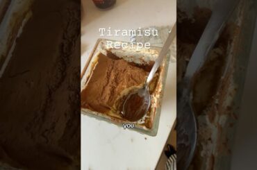 Classic Tiramisu Recipe 🤌🏽🤗😋🇮🇹