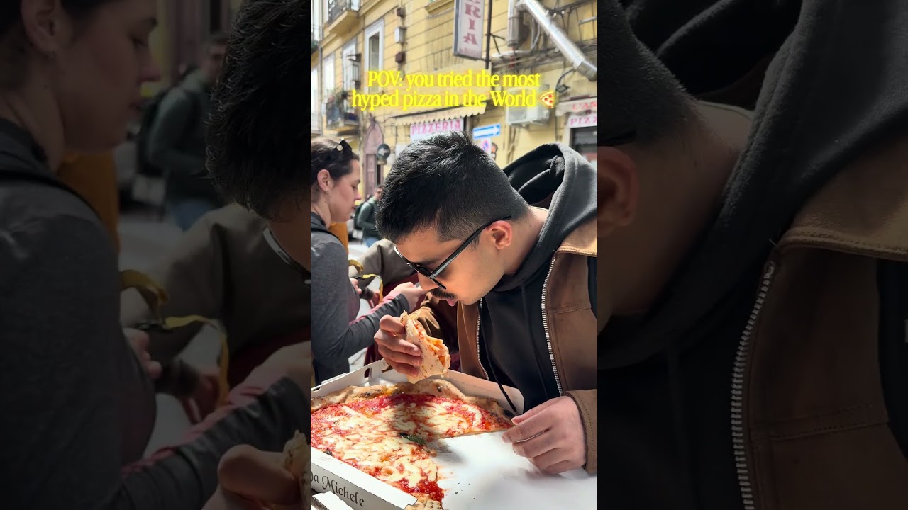 I tried the world’s MOST famous Pizza in Italy🍕 I tried the world’s MOST famous Pizza in Italy🍕