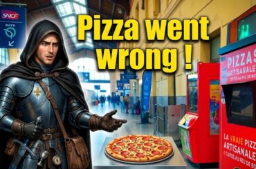 I tried the Pizza Vending Machine in France🍕