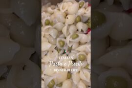 Pasta e Piselli — Italian Pasta and Peas recipe! #italianfood #italianrecipes #pastarecipe #pasta