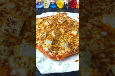 5 Mins Cheese Bread Pizza 😍 | No Oven Easy Recipe 🍕#ytshorts #shorts #foodshorts #shortsfeed #pizza