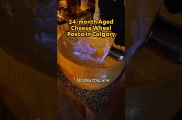 24-month Aged Cheese Wheel Pasta in Calgary - Aurora Italiana