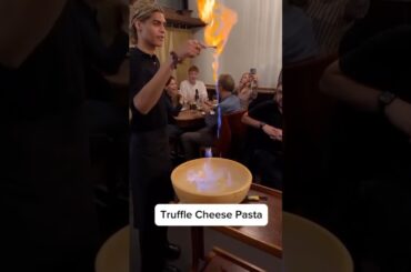 Luxury Pasta Made in a Cheese Wheel 🧀🔥 | Worth It? #shorts @NuwanSenavirathna-m4l
