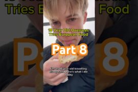 18 Year Old Traveller Tries Food In Italy