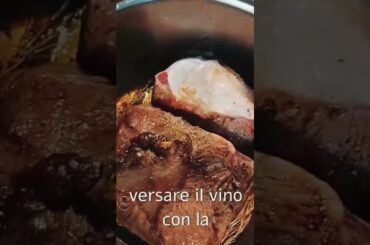 Brasato al vino rosso #cooking #carne #patates #perte #cucinafacile #italy #italianfood seguitemi ❤️