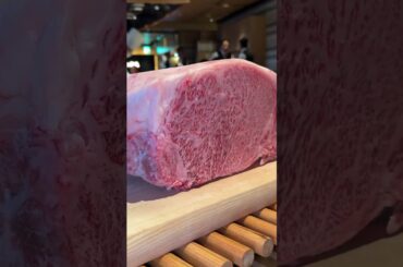 Omi Wagyu Striploin Portioned For Sukiyaki🇯🇵 in Osaka