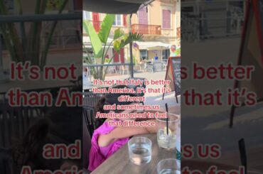 We need to feel it! italy italian travel vacation america... #Shorts #ciaoamberc