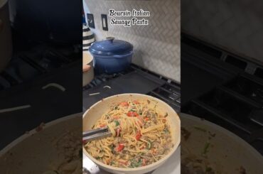 Italian Sausage Pasta TikTokFood  ​#FoodTok​#ReelEats​#EasyRecipes#.DinnerIdeas
