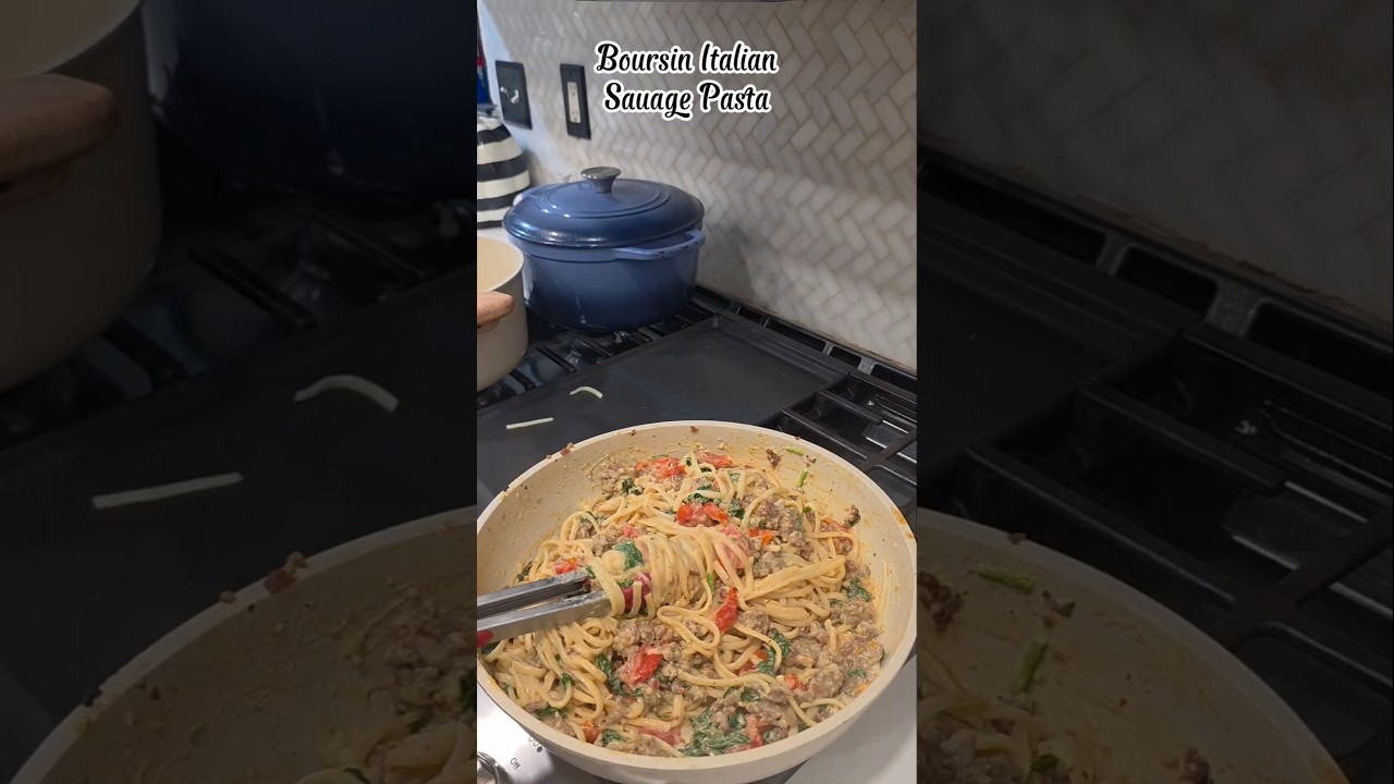 Italian Sausage Pasta TikTokFood #FoodTok#ReelEats#EasyRecipes#.DinnerIdeas Italian Sausage Pasta TikTokFood #FoodTok#ReelEats#EasyRecipes#.DinnerIdeas
