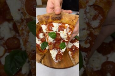 Pizza of the week: pepperoni, burrata and parmigiano 🍕🧀 #homemadepizza